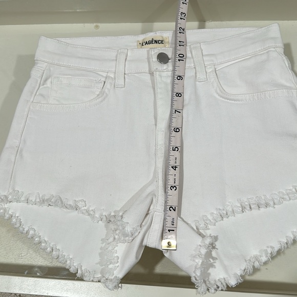 L’AGENCE white short shorts 24 - Picture 5 of 8